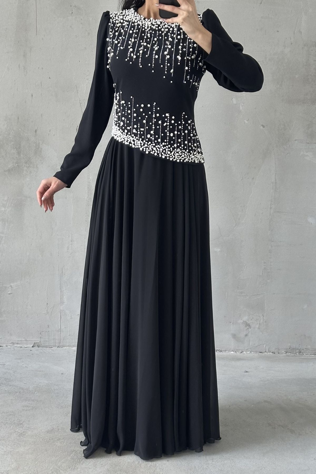 The Elodie Pearl Gown