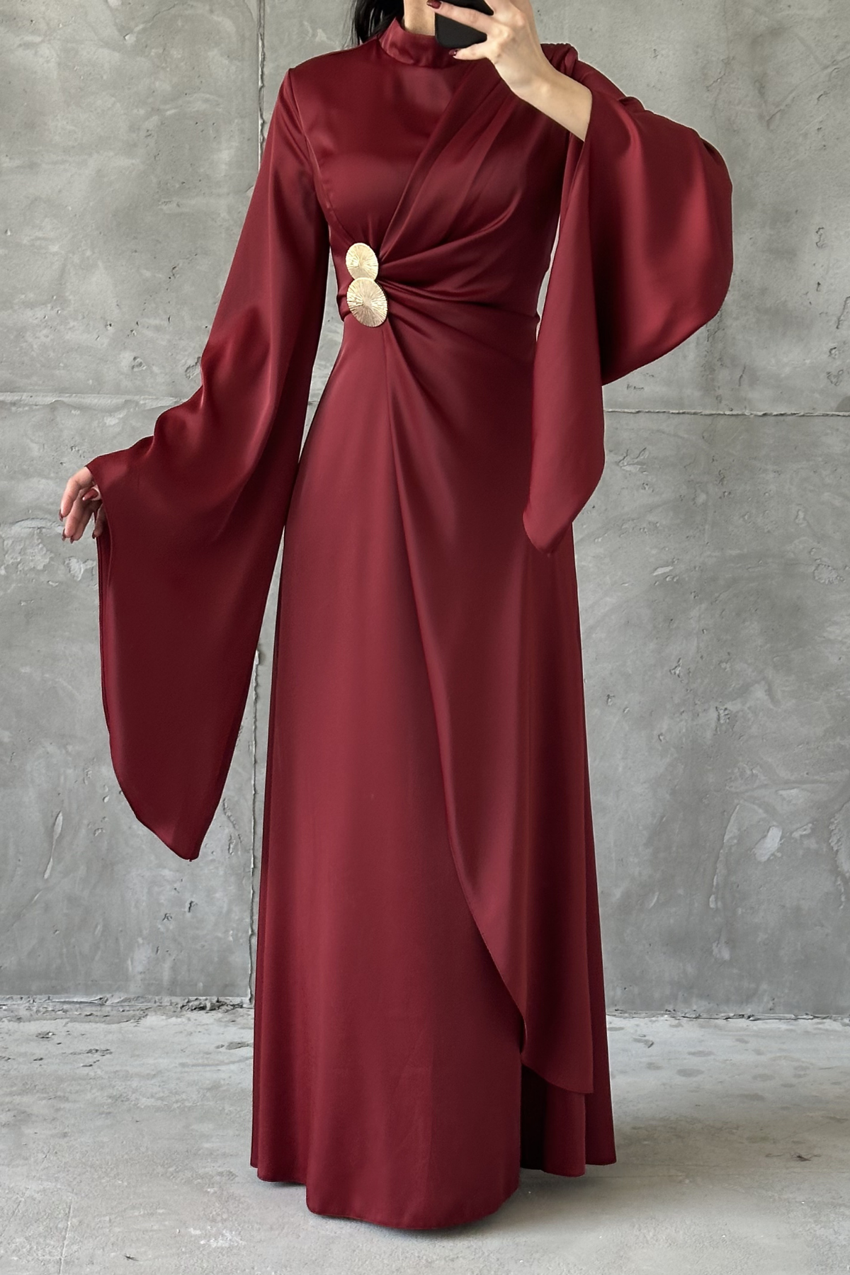 The Serene Draped Gown