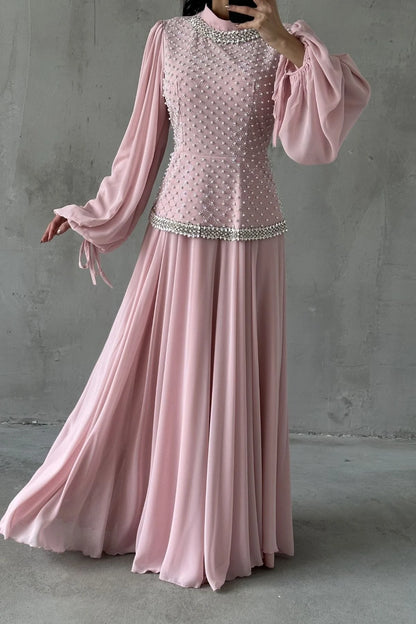 The Elowen Pleated Gown