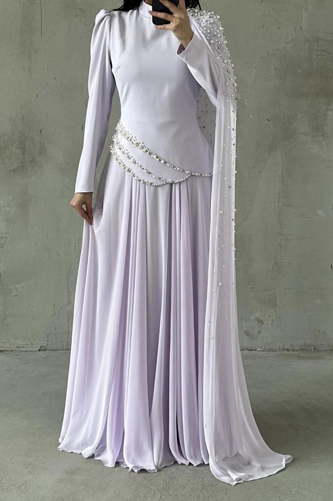 The Amélie Pearl Gown